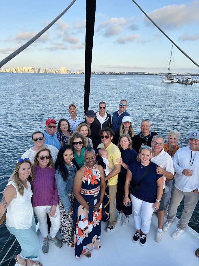 GPS members gathered at the harbour during a Live Event weekend